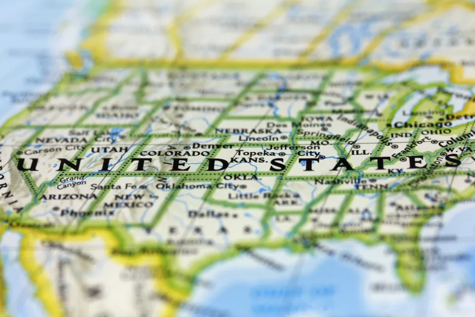 United States map